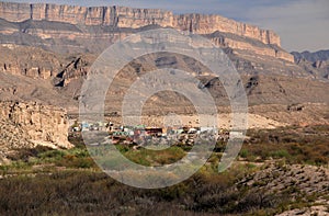Boquillas del Carmen as Viewed from Big Bend National Park