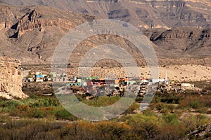 Boquillas del Carmen as Viewed from Big Bend National Park