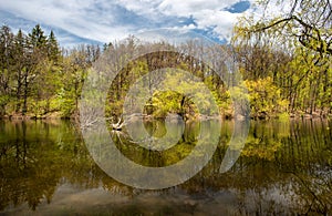 Bor Lake artificial lake in eastern Serbia near the city of Bor