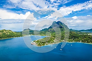 Bora Bora, beautiful Island in South Pacific Ocean