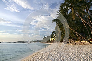 Boracay island white beach philippines