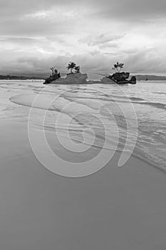 Boracay, the Philippines - Willy`s Rock on White Beach