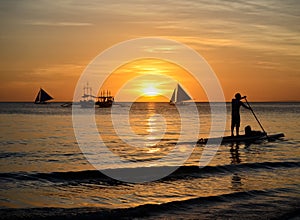 Boracay sunset photo