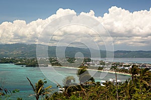 Boracay view as seen from mount Luho. Aklan. Western Visayas. Philippines