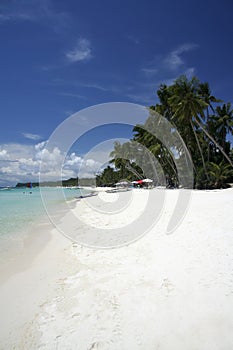 Boracay white sand beach philippines