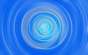 Spiral with shades of blue photo