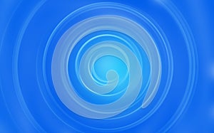 Spiral with shades of blue photo