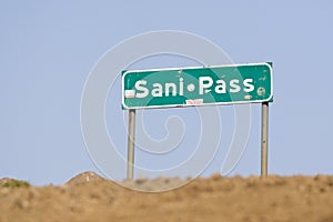Bord Sani Pass, Sign Sani Pass