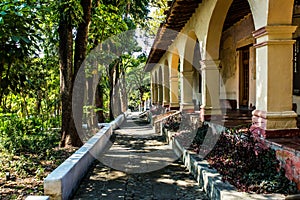 Borda Cultural Center garden in Cuernavaca, Mexico