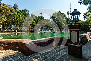 Borda Cultural Center garden in Cuernavaca, Mexico