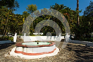 Borda Cultural Center garden in Cuernavaca, Mexico