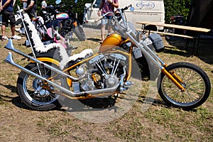 Harley davidson custom chopper roadster motorbike american retro Motorcycle