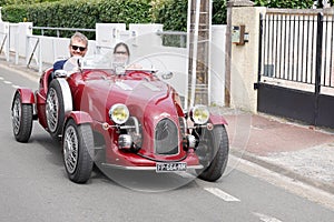 Bordeaux , Aquitaine / France - 06 20 2020 : Lomax Citroen British kit car sports roadster in street