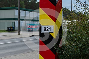 STATE BORDER POST IN AHLBECK