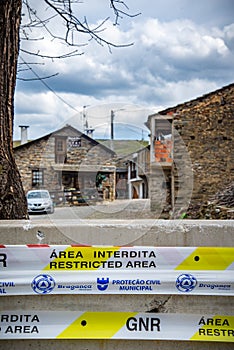 Border area between Spain and Portugal photo