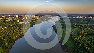 Border between Brazil and Paraguay and connects Foz do Iguacu to Ciudad del Este. Ponte da Amizade in Foz photo