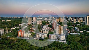 Border between Brazil and Paraguay and connects Foz do Iguacu to Ciudad del Este. Ponte da Amizade in Foz photo