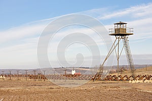 border from the communisim time in Satov, Czech Republic photo