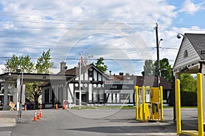 Border crossing at Beebe Plain, Vermont