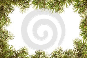 Hranice rám vánoční stromeček 