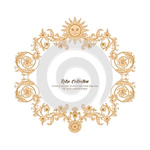 Border, frame, label In baroque, rococo,