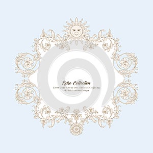 Border, frame, label In baroque, rococo,