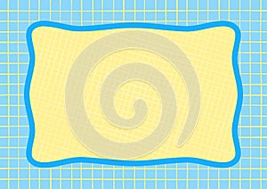 Border frame with squares background