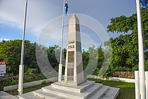 Border Monument, St. Martin Island, Dutch Caribbean