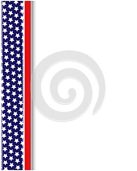 American USA flag Patriotic decorative frame.