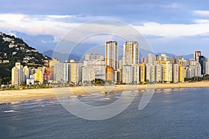 Border between Santos and Sao Vicente photo