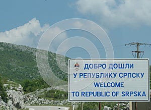 Border to the Republic of Srpska