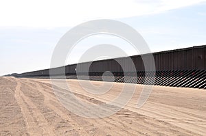 Border Wall between United States and Mexico