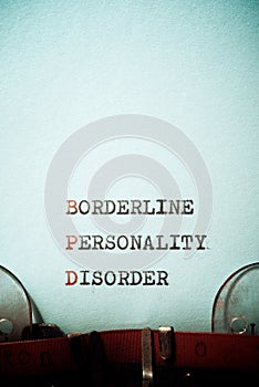 Borderline personality disorder