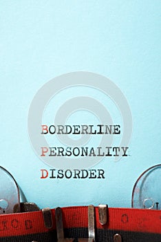 Borderline personality disorder