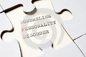 Borderline personality disorder concept view