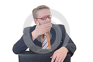 Bored businessman