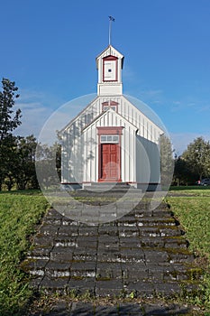 Borgarnes, Iceland: The church at Borg a Myrum