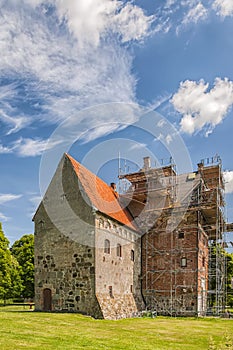 Borgeby Slott Under Renovation