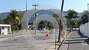 Borges de Medeiros avenue around Rodrigo de Freitas lagoon Rio de Janeiro Brazil