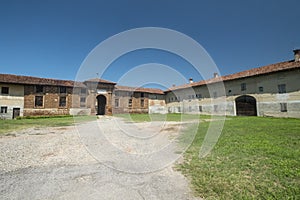 Borghetto Lodigiano Italy: historic farm photo