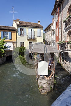 The beautiful village of Borghetto sul Mincio, near Valeggio sul Mincio, Verona, Veneto.