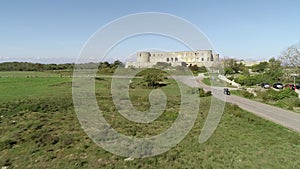 Borgholm Castle on the Isle of Oland in Sweden. European Heritage.