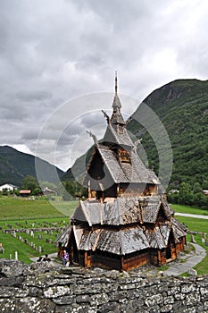 Borgund old wooden church, Norway