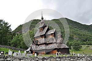 Borgund old wooden church, Norway