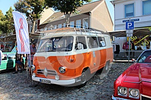 Borgward oldtimer at a car show.