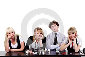 Boring business team