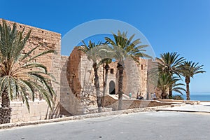 Borj El Kebir, Borj El Ghazi Mustapha an ancient castle in Houmt El Souk, Tunisia on the island of Djerba