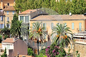 BORMES-LES-MIMOSAS VILLAGE IN FRANCE