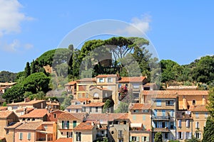 BORMES-LES-MIMOSAS VILLAGE IN FRANCE