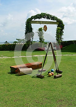 Borneo. Croquet Playing Equipment